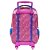 Mochila 3D Com Rodinhas Escolar Princesas Disney Xeryus - Imagem 3