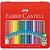 Lápis de Cor Grip 24 Cores Estojo Lata Faber Castell - Imagem 1