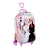 Kit Mala Infantil 3D Disney Frozen Elsa e Anna Rosa com Rodinha + Mochila Infantil Diplomata Maxtoy - Imagem 2