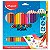 Lápis De Cor Color'Peps Aquarelável Caixa com 24 Cores + Pincel De Madeira - Imagem 1