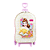 Kit Mala Infantil 3D Princesas Bela com Rodinha + Mochila Infantil Diplomata Maxtoy - Imagem 1