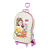Kit Mala Infantil 3D Princesas Bela com Rodinha + Mochila Infantil Diplomata Maxtoy - Imagem 2