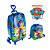 Kit Mala Infantil 3D Paw Patrol Chase Spy com Rodinha + Mochila Infantil Diplomata Maxtoy - Imagem 1