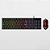 Kit Gamer, Teclado 104 Teclas Rgb, Mouse 3 Botões, 1000 Dpi X-Black 1909 - Letron - Imagem 1