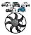 Ventoinha Radiador Gol Saveiro Voyage Fox G5 G6 Com Ar - Imagem 1