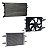 Kit Radiador Eletro Condensador Defletor Gol G5 G6 G7 Com Ar - Imagem 1