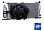 Radiador Condensador Ventoinha Corsa 1999 / 2010 Com Ar - Imagem 4