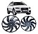 Par De Ventoinha Audi Q3 1.4 2.0 2013 2014 2015 2016 2017../ - Imagem 1