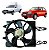 Ventoinha Radiador Fiat Uno Fire Sem Ar (modelo Valeo) - Imagem 1