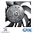 Ventoinha Radiador Completo Peugeot 206 207 C/ Ar Orig Gate - Imagem 4