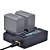 Carregador Duplo Batmax p/ Baterias Sony NP-F 970/ 770/ 570 c/ LCD - Imagem 7