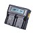 Carregador Duplo Batmax p/ Baterias Sony NP-F 970/ 770/ 570 c/ LCD - Imagem 1