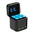 Kit Carregador + 3 Baterias para GoPro Hero 9/ 10/ 11 e 12 Black da Telesin - Imagem 3