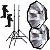 Kit de Iluminação F230 - 2 Tripés 2 m + 2 Suportes de Sombrinha YA-421 + 2 Octobox 80cm - Imagem 1