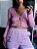Cropped canelado rosa - Imagem 4