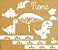 Painel decorativo para quarto de bebê - Tema Dinossauros MDF - Imagem 2