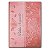 BÍBLIA ARC064 Letra Gigante capa luxo rosa flor índice - Imagem 1