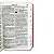 BÍBLIA RA065TILGI Letra gigante CAPA LUXO AZUL TURQUESA PINK ÍNDICE - Imagem 6