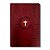 BÍBLIA NVI SLIM Letra normal CAPA LUXO VINHO CRUZ palavras de Jesus em vermelho - Imagem 1