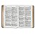 BÍBLIA BILÍNGUE ACF/KJV Letra normal Leitura perfeita PORTUGUÊS/INGLÊS LUXO MARROM - Imagem 3