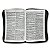 A BÍBLIA DO PREGADOR ARC064BPRL Letra normal CAPA LUXO PRETO ZÍPER - Imagem 3