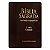 BÍBLIA NTLH045LG Letra grande capa luxo marrom nobre - Edição de bolso - Imagem 1