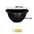 VASO DE PAREDE 3,3 LITROS PRETO 9501 - Imagem 1
