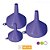 FUNIL 1/2/3 102 KIT COM 3 UNIDADES - Imagem 2