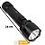 LANTERNA LED RECARREGÁVEL 3WTS CRS-8001W - Imagem 1