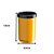 PORTA LATAS 350 ML AMARELO 71506 - Imagem 2