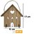 PORTA CHAVE MDF 15 X 17 CM 96912 - Imagem 1