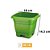 VASO QUADRADO N17 VERDE 9348 - Imagem 1