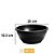 VASO REDONDO 3,5 LITROS PRETO 0124 - Imagem 1