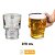 CANECA DE VIDRO PARA CHOPP CAVEIRA 370ML 7457 - Imagem 1
