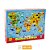 JOGO QUEBRA CABEÇA 120 PEÇAS MAPA MUNDI DOS ANIMAIS 1012 - Imagem 1
