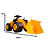 CARRINHO TRATOR ESCAVADEIRA TOPI 4022 - Imagem 2