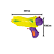 PISTOLA LANÇA ÁGUA WATER GUN 02 668 - Imagem 2