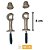 SUPORTE BASICO SIMPLES BEGE 1856 - Imagem 1