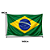 BANDEIRA BRASIL TECIDO 140 X 90 CM - Imagem 2