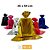 SACO PRESENTE 45 X 59 CM LISO METALIZADO PACOTE COM 25 UN ME30195 - Imagem 1