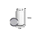 POTE DE VIDRO 370 ML H149 - Imagem 2