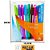 CANETA PAPERMATE KM 100 COLORIDO 1,0 MEDIA SORTIDA POUCH COM 8 UNIDADES - Imagem 1