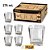 COPO PARA WHISKY 275 ML JOGO COM 6 SL0836 - Imagem 1