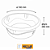BACIA EXTRA GIGANTE 100 LITROS 25663 - Imagem 2