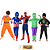 HEROI FANTASIA ROUPA COSPLAY INFANTIL - Imagem 1