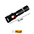 LANTERNA LED RECARREGAVEL CRS-9848 - Imagem 1