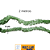FESTAO VERDE 6CM X 2MT NTE1024 - Imagem 1