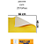 PAPEL CARTAO AMARELO PCT C/ 20 FOLHAS 104285 - Imagem 1