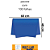 SEDA AZUL PCT C/ 100 FOLHAS 389 - Imagem 1