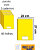 CADERNO BROCHURA 80 FLS PCT C/ 5 AMARELO - Imagem 1